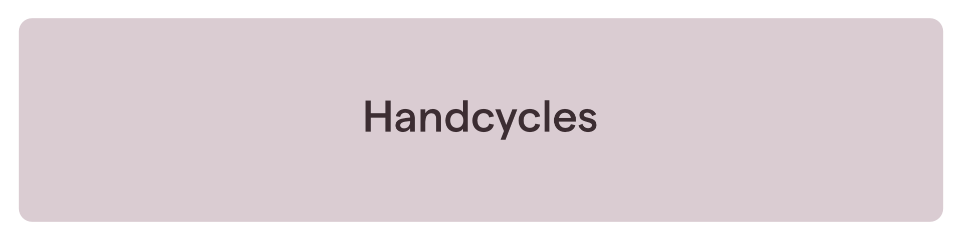 Handcycles Banner